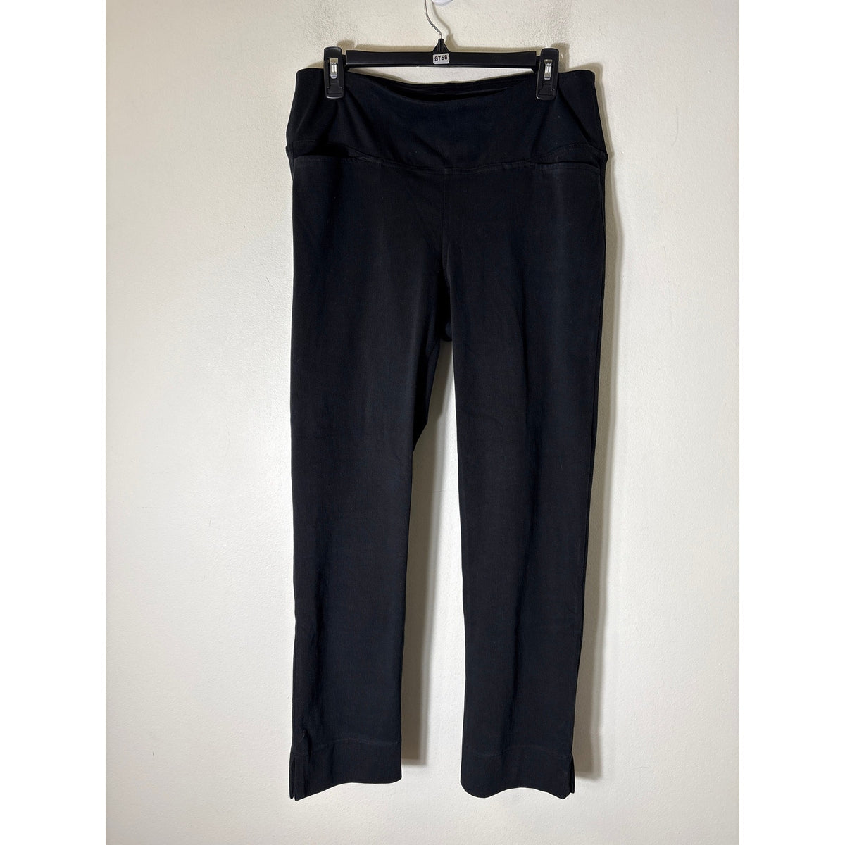 J.Jill Wearever Collection Black Pull On Fitted Pants Sz L