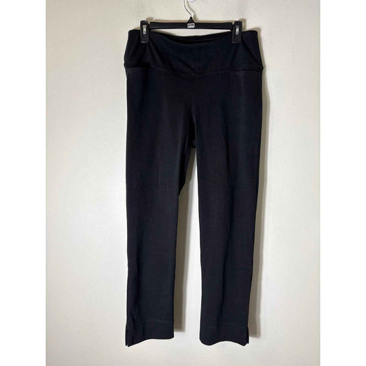 J.Jill Wearever Collection Black Pull On Fitted Pants Sz L