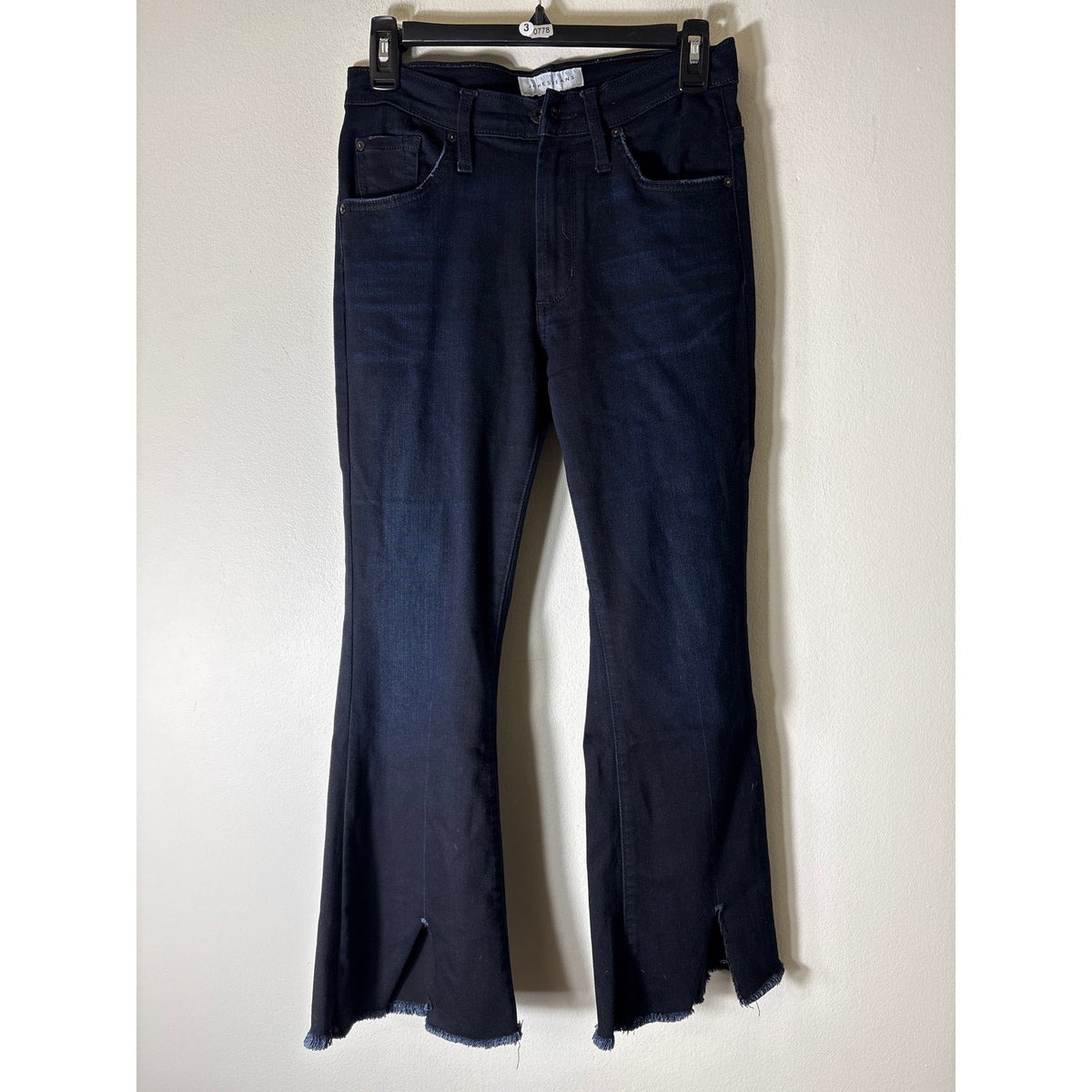 James Jeans Dark Indigo Flare Leg Jeans Sz 27