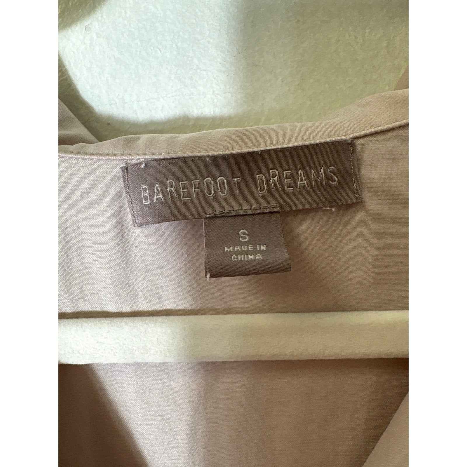 Barefoot Dreams Light Beige Pajama Set Sz S