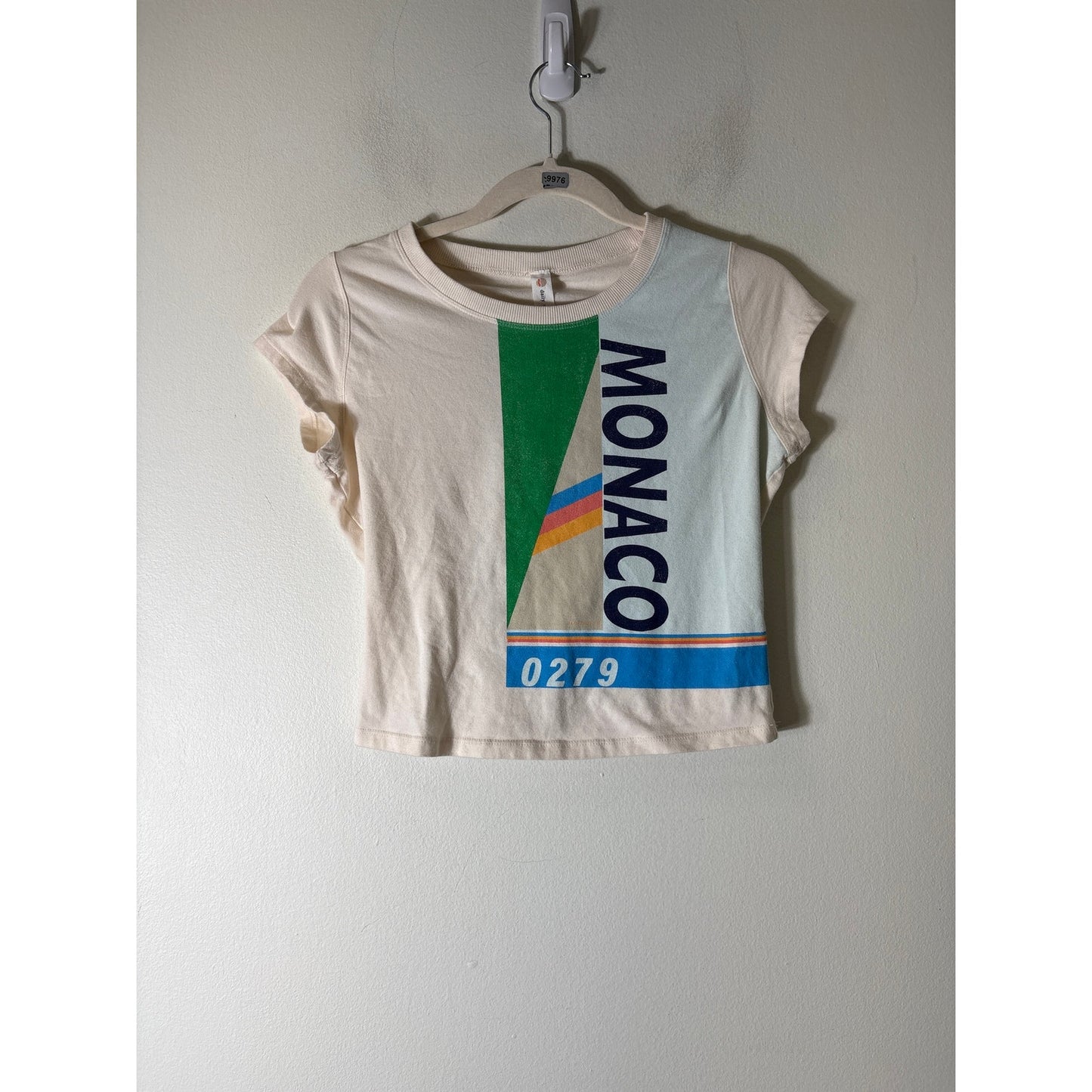 Daily Drills Monaco Baby Tee Sz XS