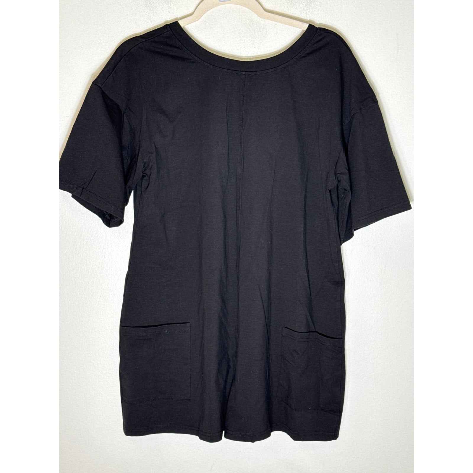 Ugerlou Black Short Sleeve Pull On Romper Sz M