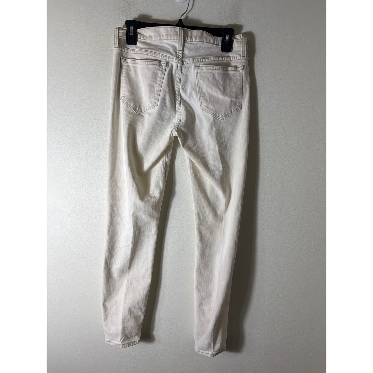 J.Crew Off White Toothpick Ankle Jeans Sz 28