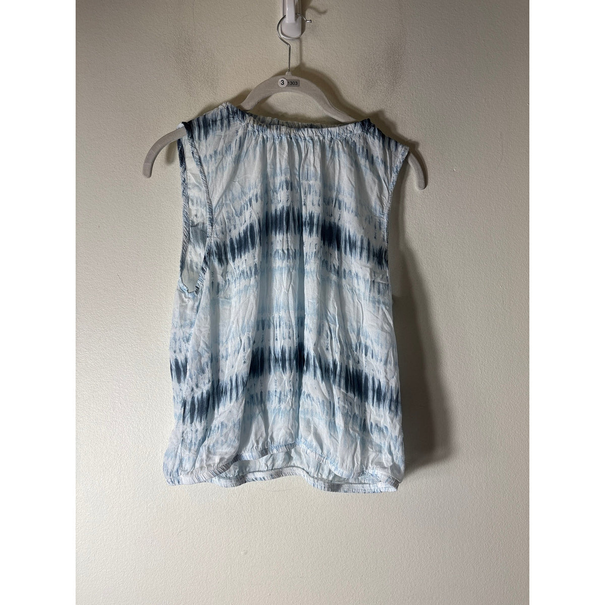 Bella Dahl Blue Tie Dye Tank Sz S