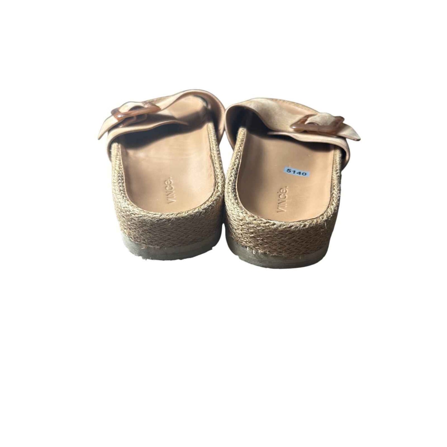 Vince Beige Suede Slip on Sandal Sz 39