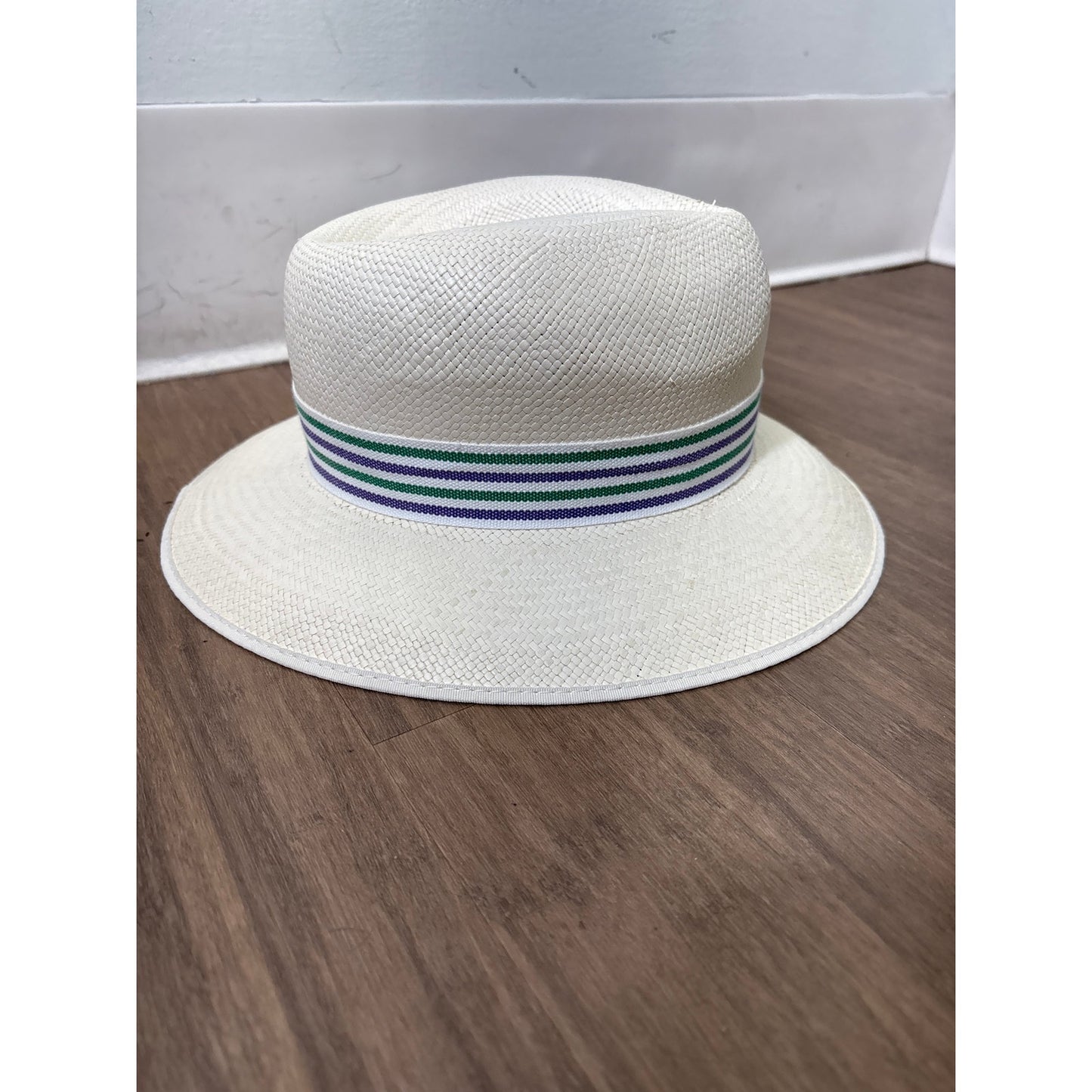 Ladies Wimbledon Genuine Panama Hat Sz S