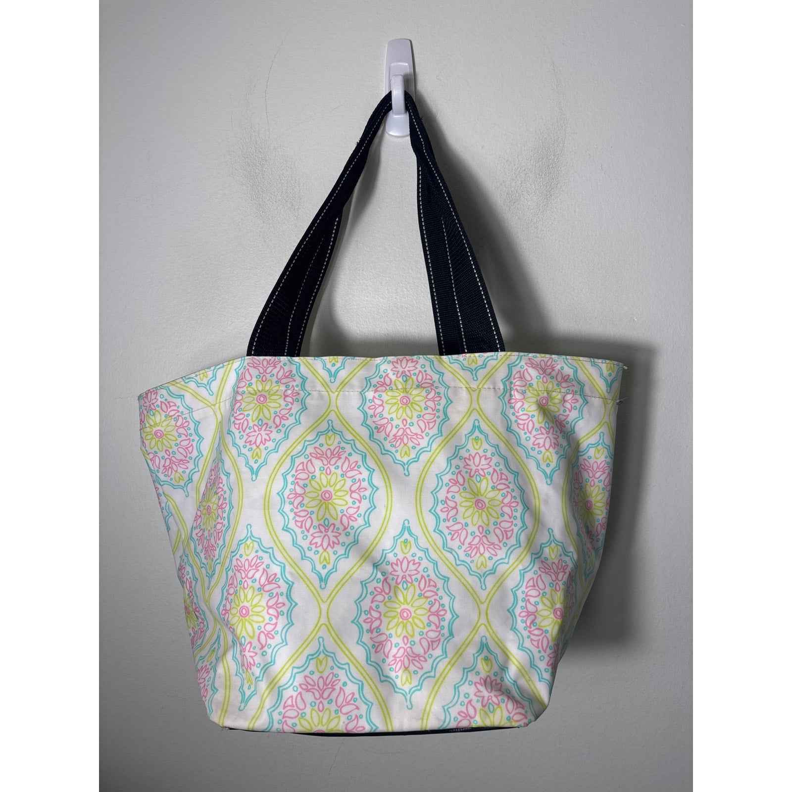 Scout Pastel Print Day Tripper Bag with "Lucy" Monogram
