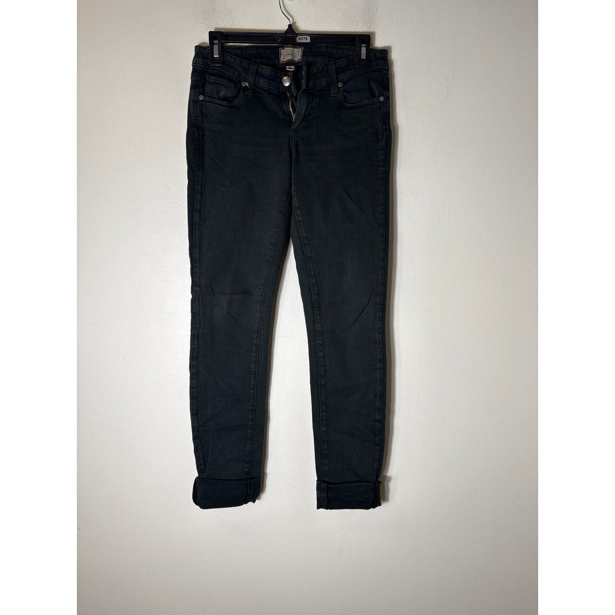 Paige Black Peg Skinny Jeans Sz 26
