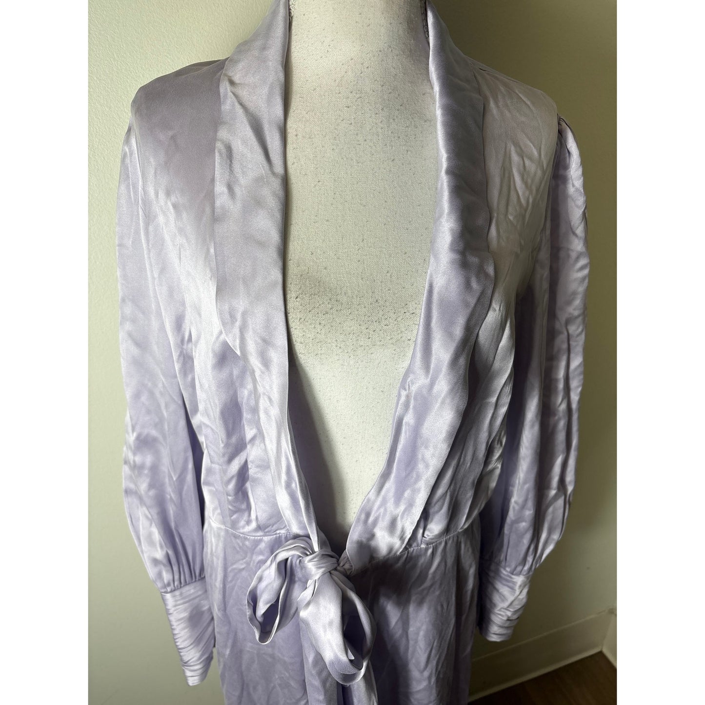 Zimmerman Lilac Silk Wrap Dress Sz 1 (0-2)