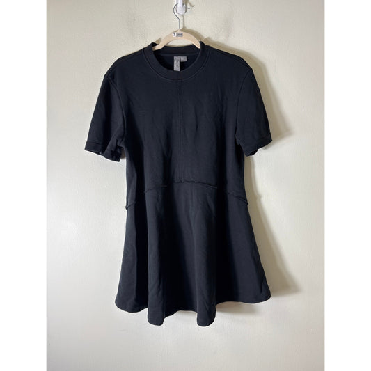 Sweaty Betty Black Short Sleeve Knee Length Dress Sz 8