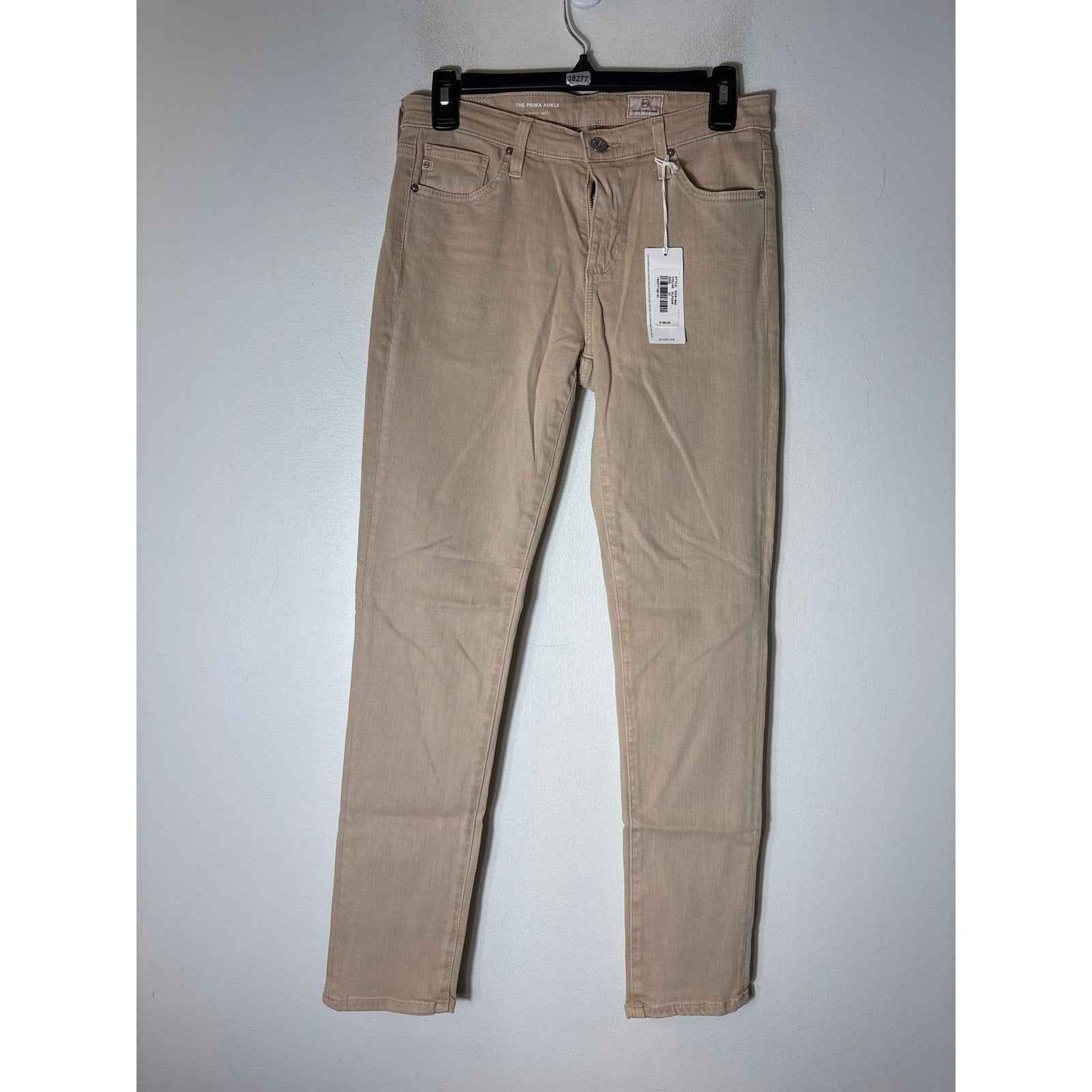 NWT AG Taupe The Prima Ankle Cigarette Jeans Sz 27