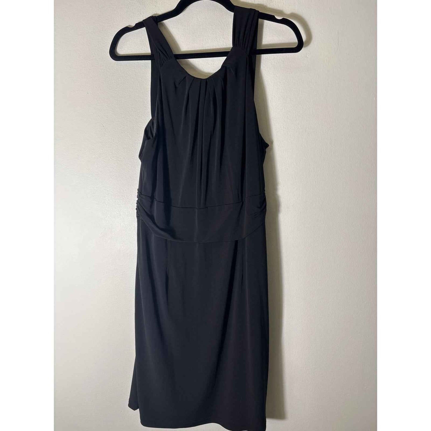 Apart Black Draped Cocktail Dress Sz 12