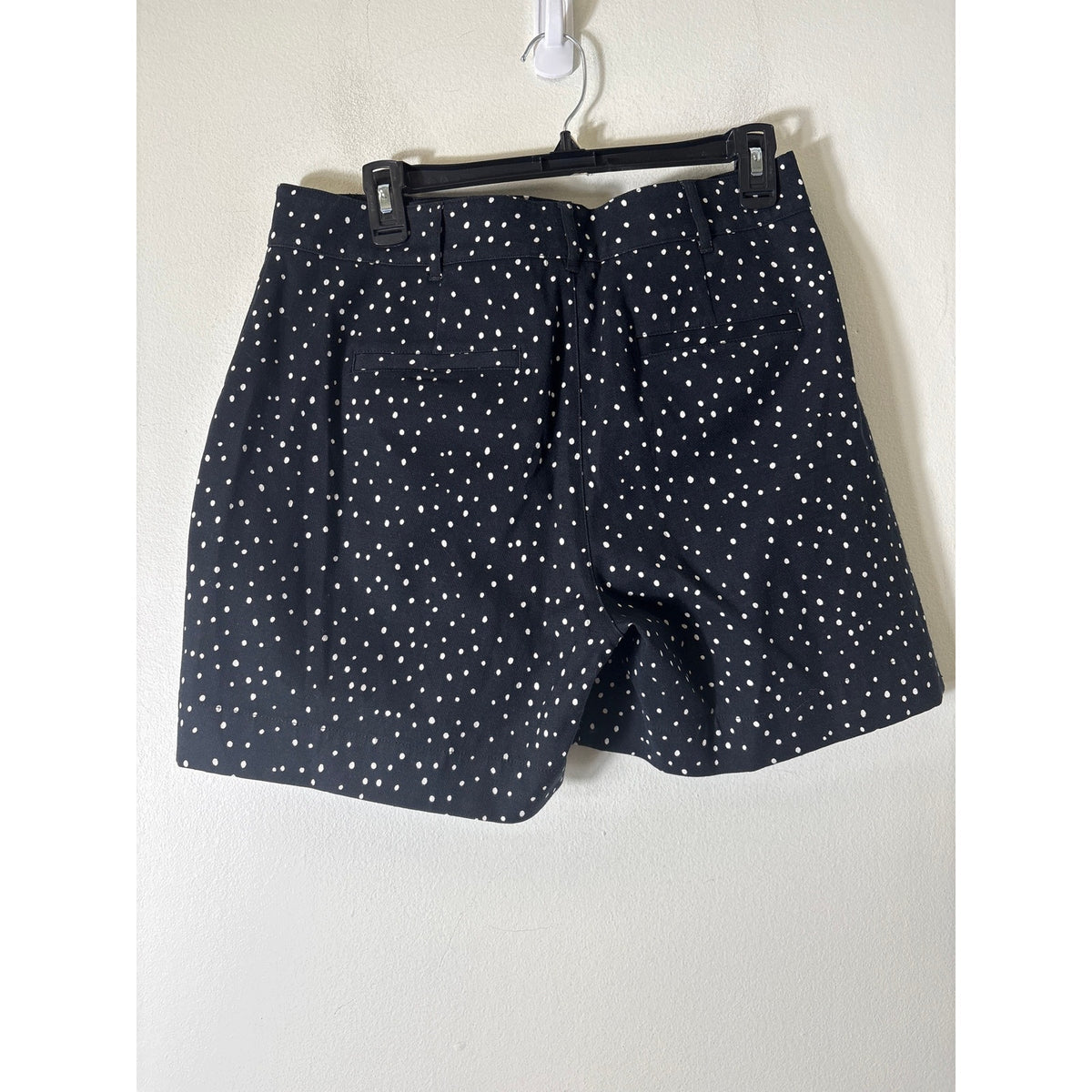 Cabi Black with White Polka Dots Shorts Sz 8