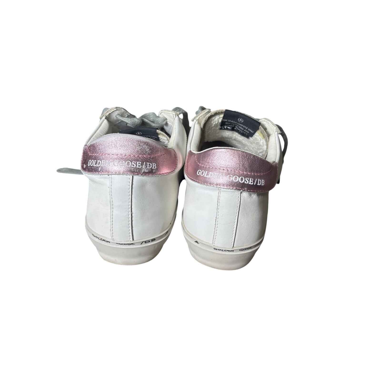 Golden Goose White Hi Star Fashion Sneakers Sz 8