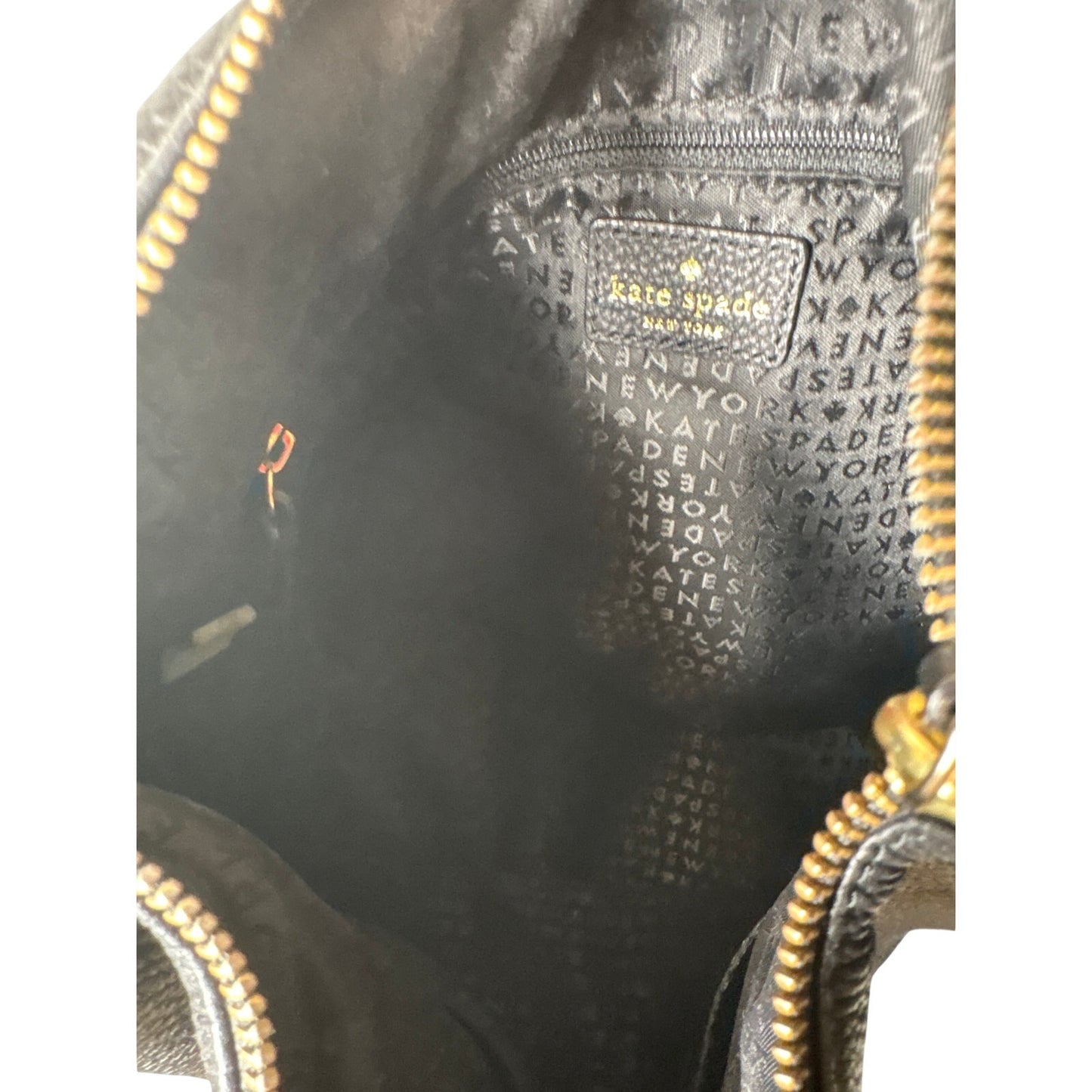 Kate Spade Black Leather Hobo Purse