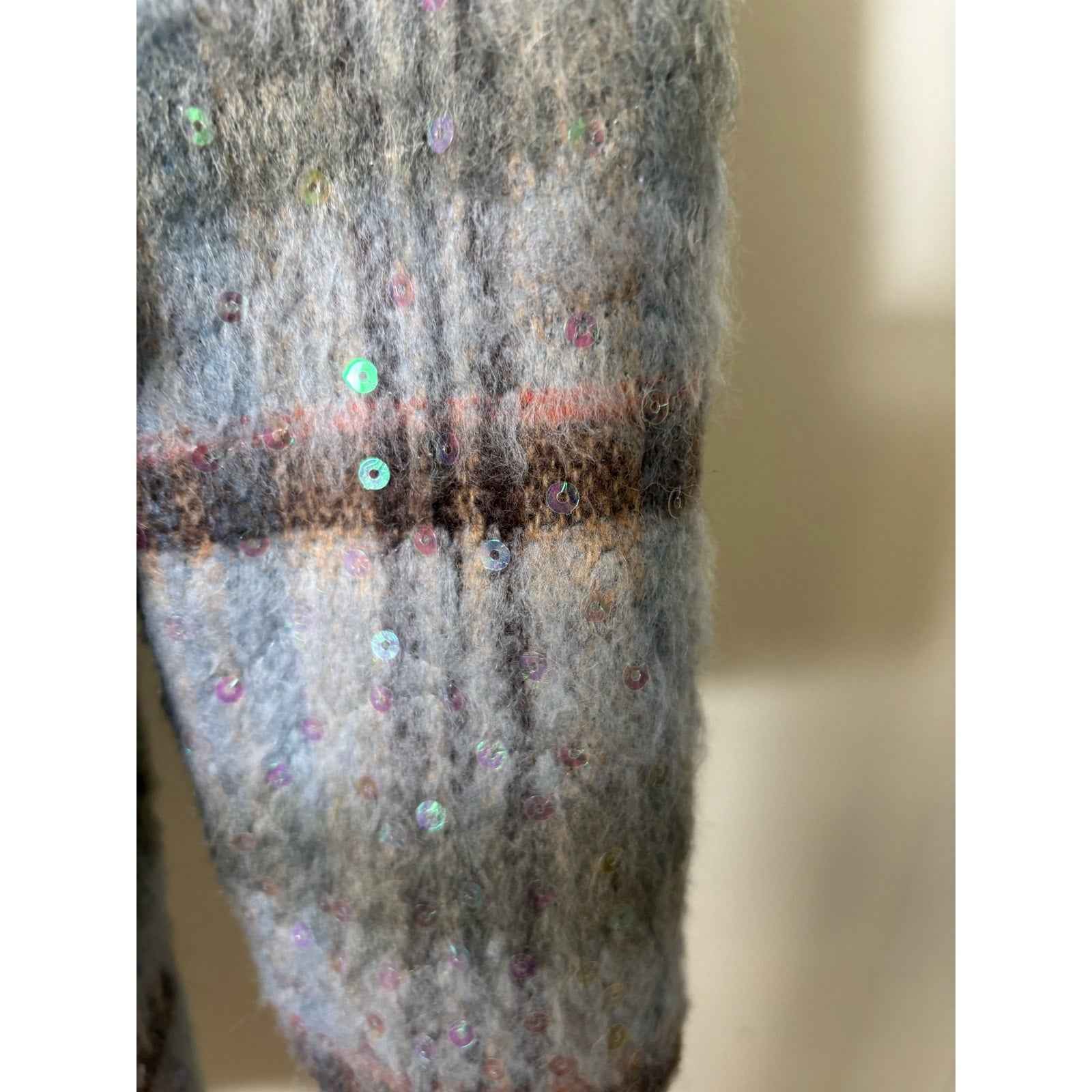 Twin Set Simona Barbieri Blue Plaid Long Sleeve Coat Sz XS