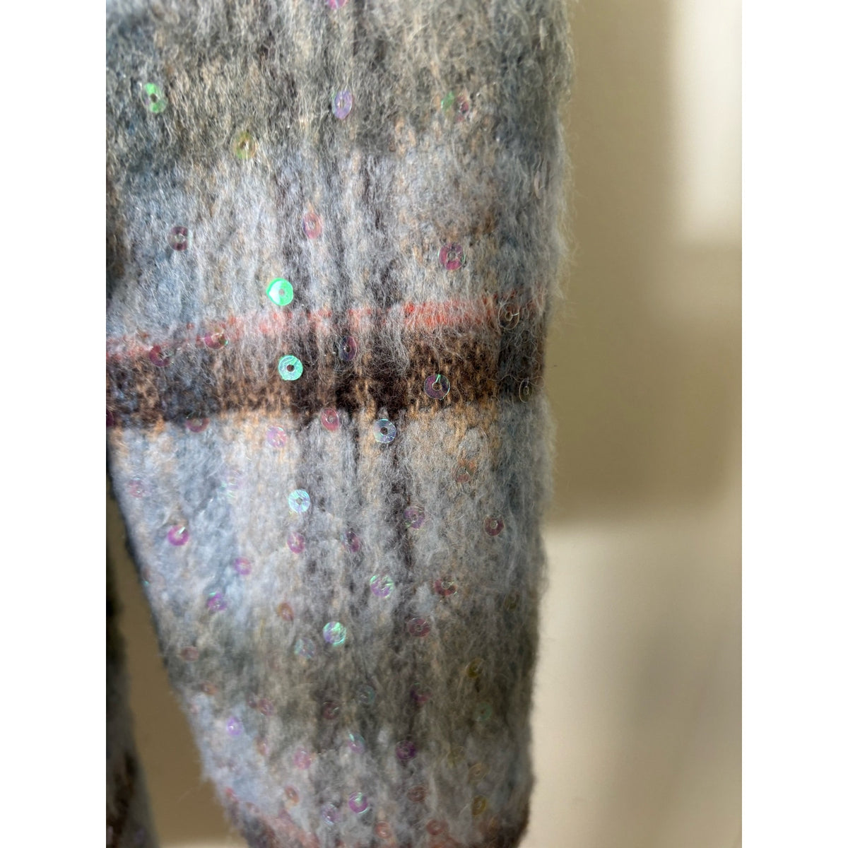 Twin Set Simona Barbieri Blue Plaid Long Sleeve Coat Sz XS
