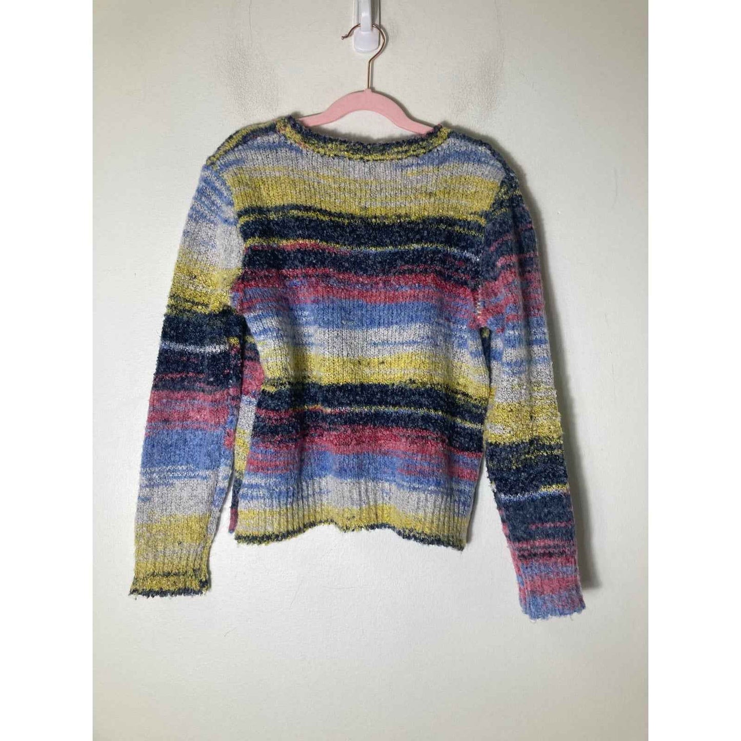 Central Park West Kids Stripe Multi Color Sweater sz M
