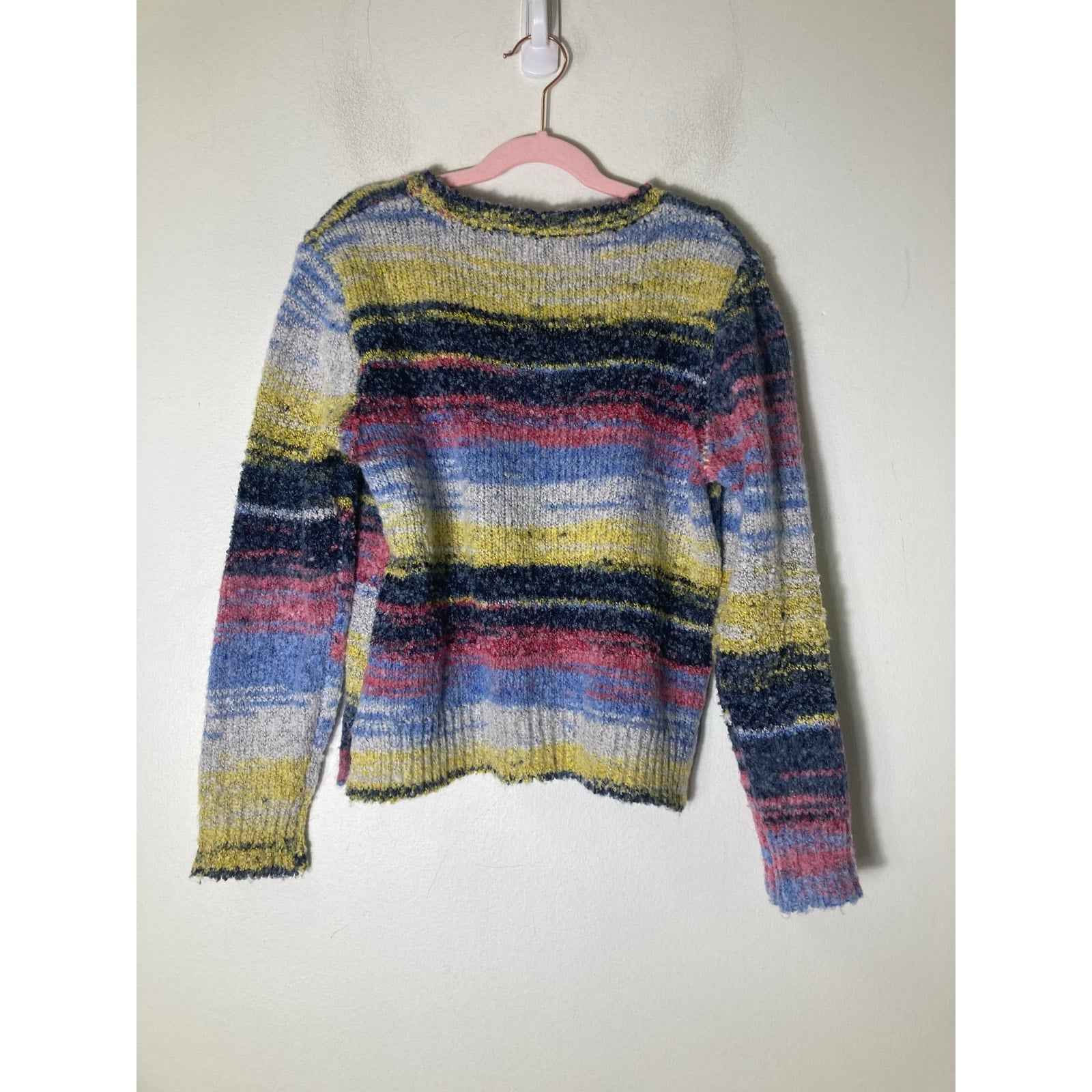 Central Park West Kids Stripe Multi Color Sweater sz M