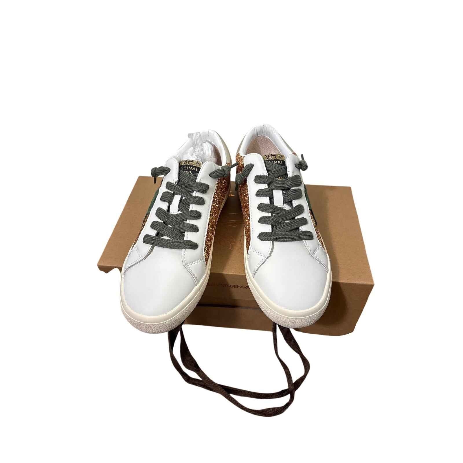 NIB Vintage Havannas Gold Flair Sz 8