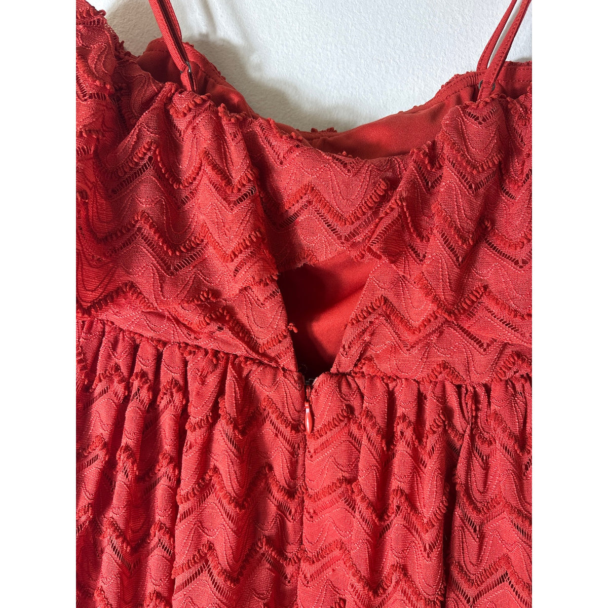 NWT BCBG Generation Dark Orange Layered Mini Dress Sz 4