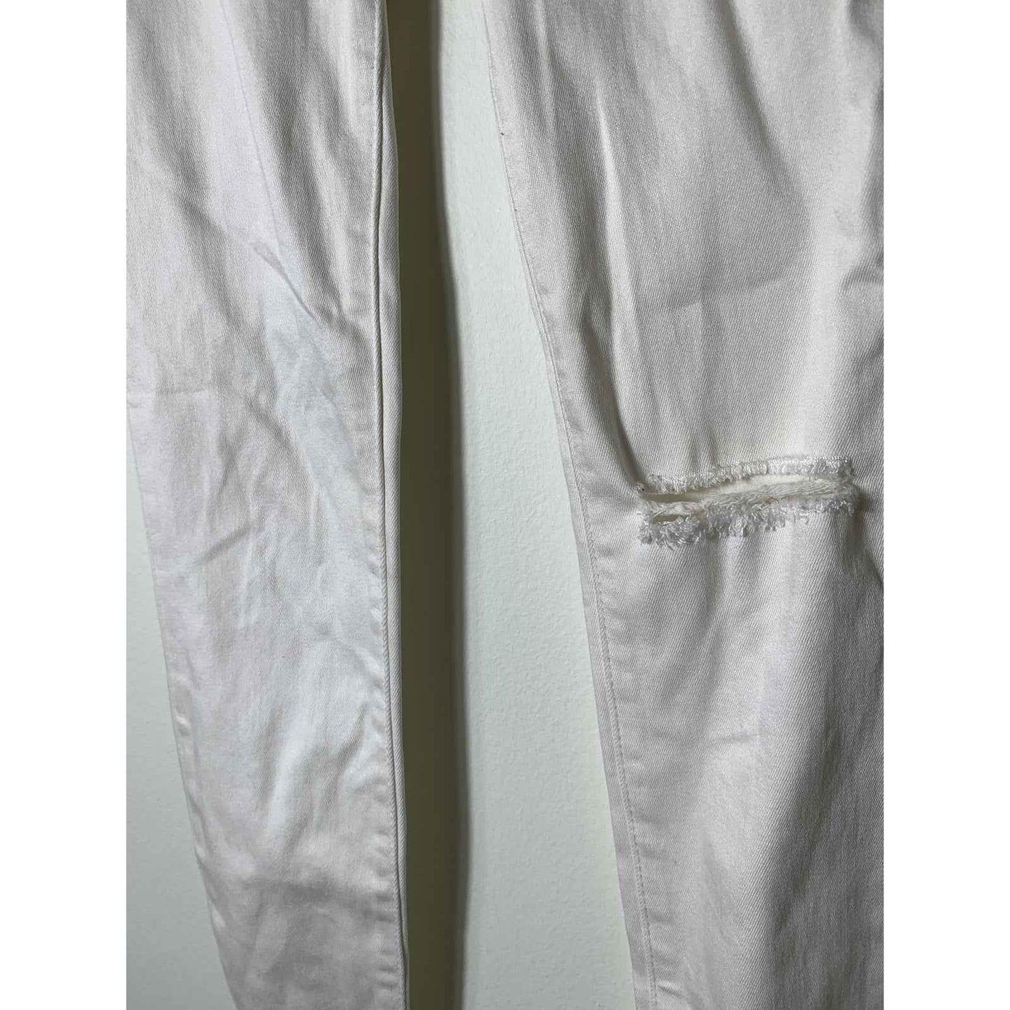 Girls DL1961 White Distressed Chloe Ankle Skinny Jeans Sz 16