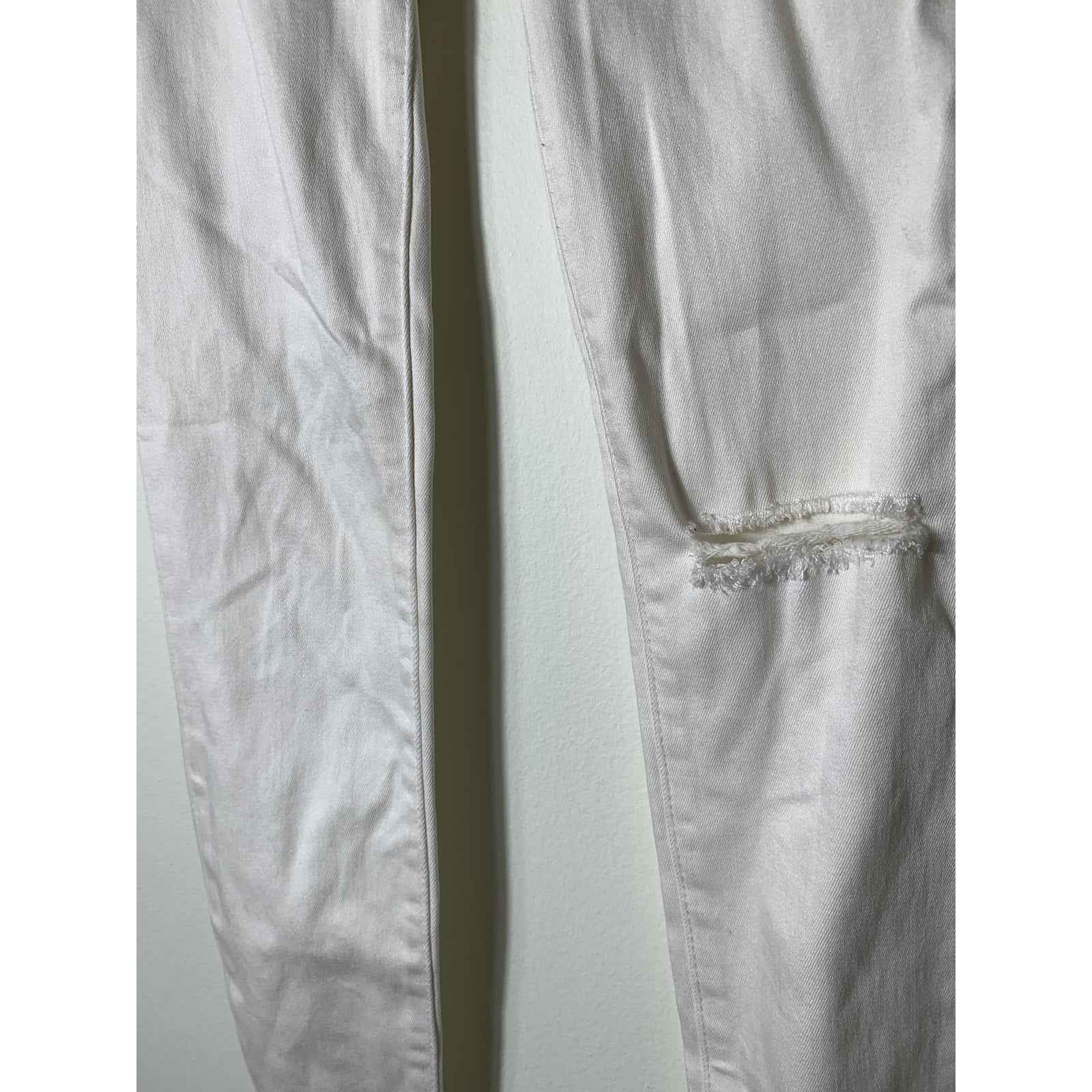 Girls DL1961 White Distressed Chloe Ankle Skinny Jeans Sz 16