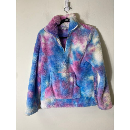 Luna Tuccini Multi Color Fleece Pullover sz 6