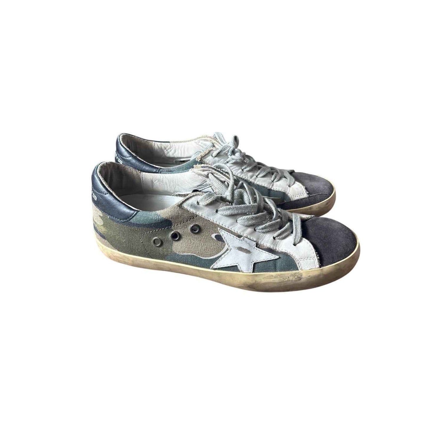 Golden Goose Camo Tennis shoes Sz 39 (8.5(