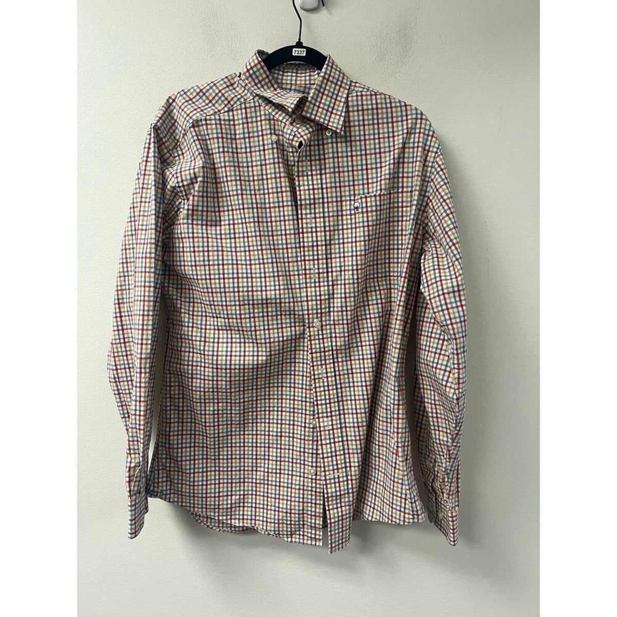 Southern Shirt Multi Color Gingham Long Sleeve Button Up Size M