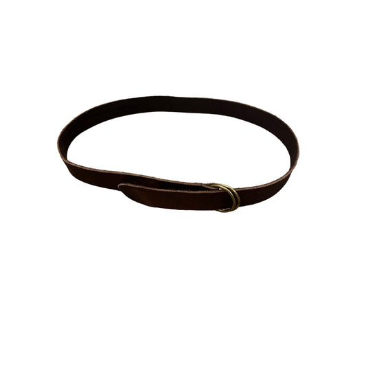 Simonnot-Godard Brown Leather Belt Sz 36