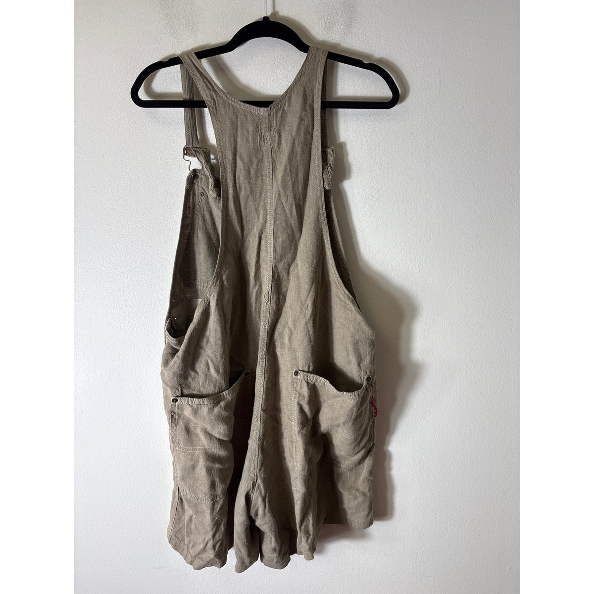 For Joseph Tan Linen Overalls Sz S