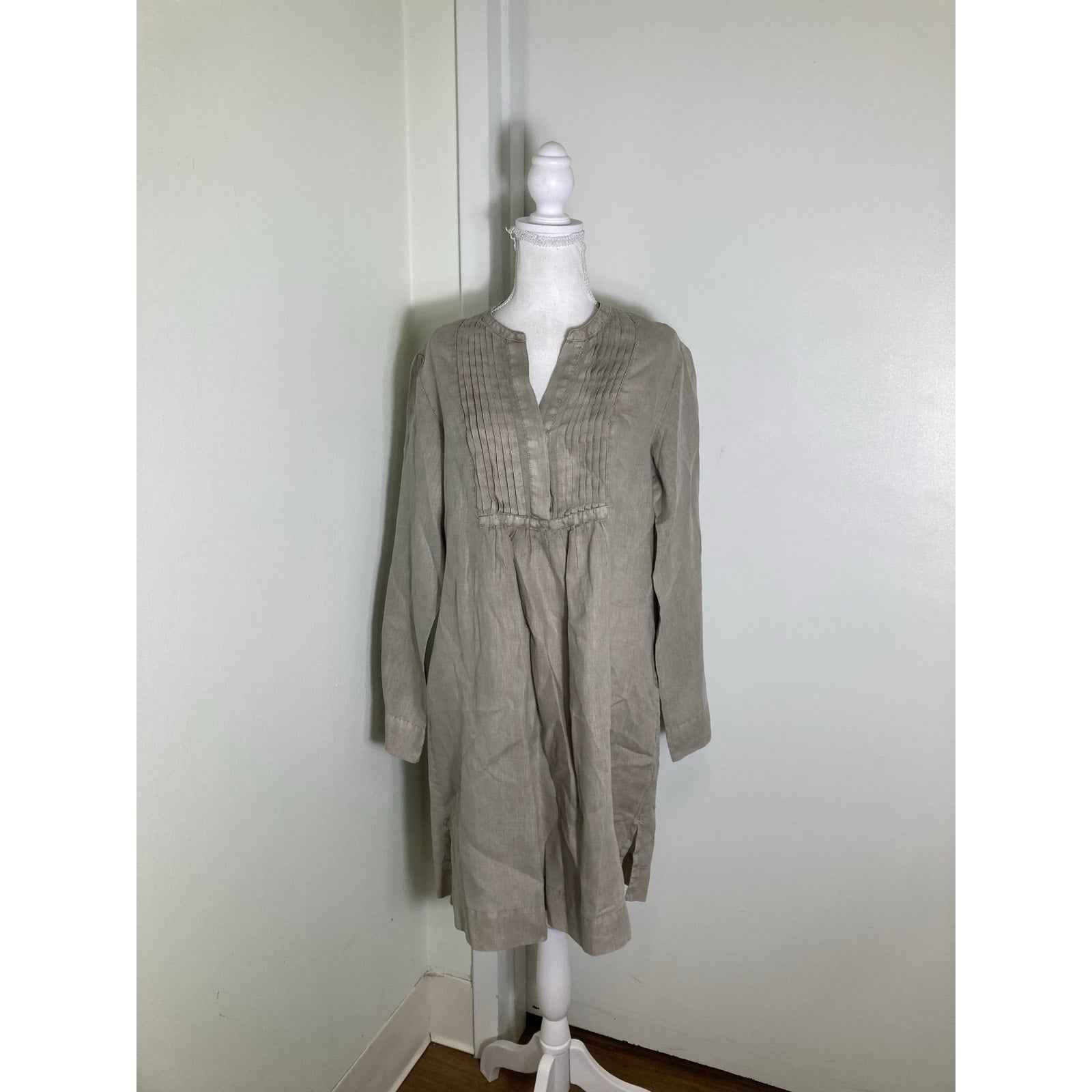 James Perse Fawn Linen Dress Sz 2
