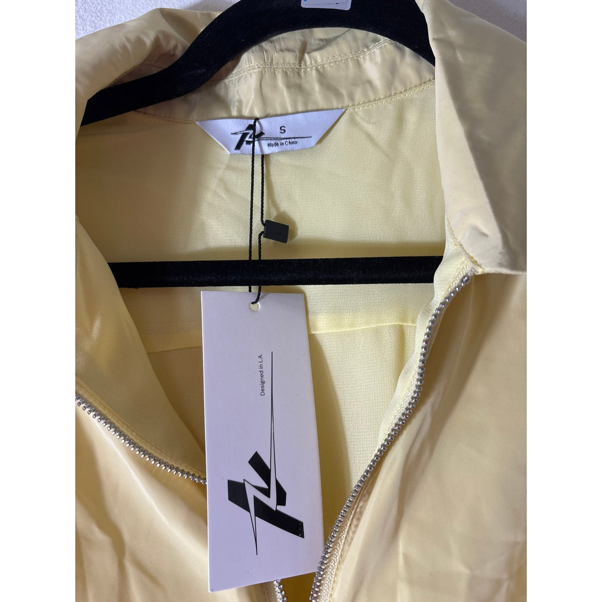 NWT Naked Zebra Banana Zip Bubble Top Sz S
