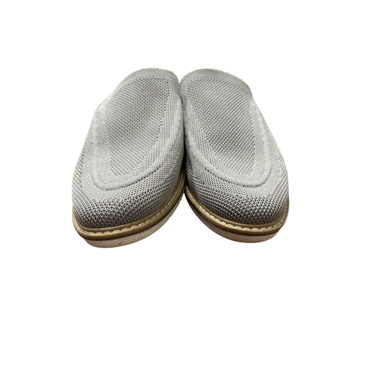 Me Too Tan Fabric Slide On Shoes Sz 10