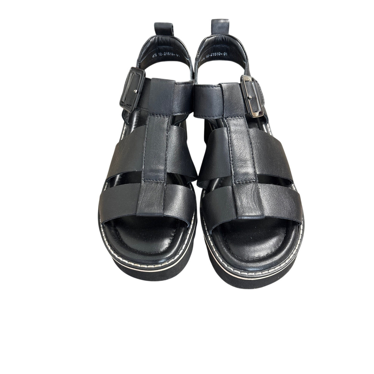 Ara Black Chunky Strappy Sandals Sz 8