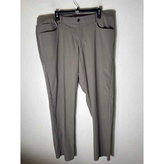 Men's Lululemon Grey Performance Pants Sz 40x32