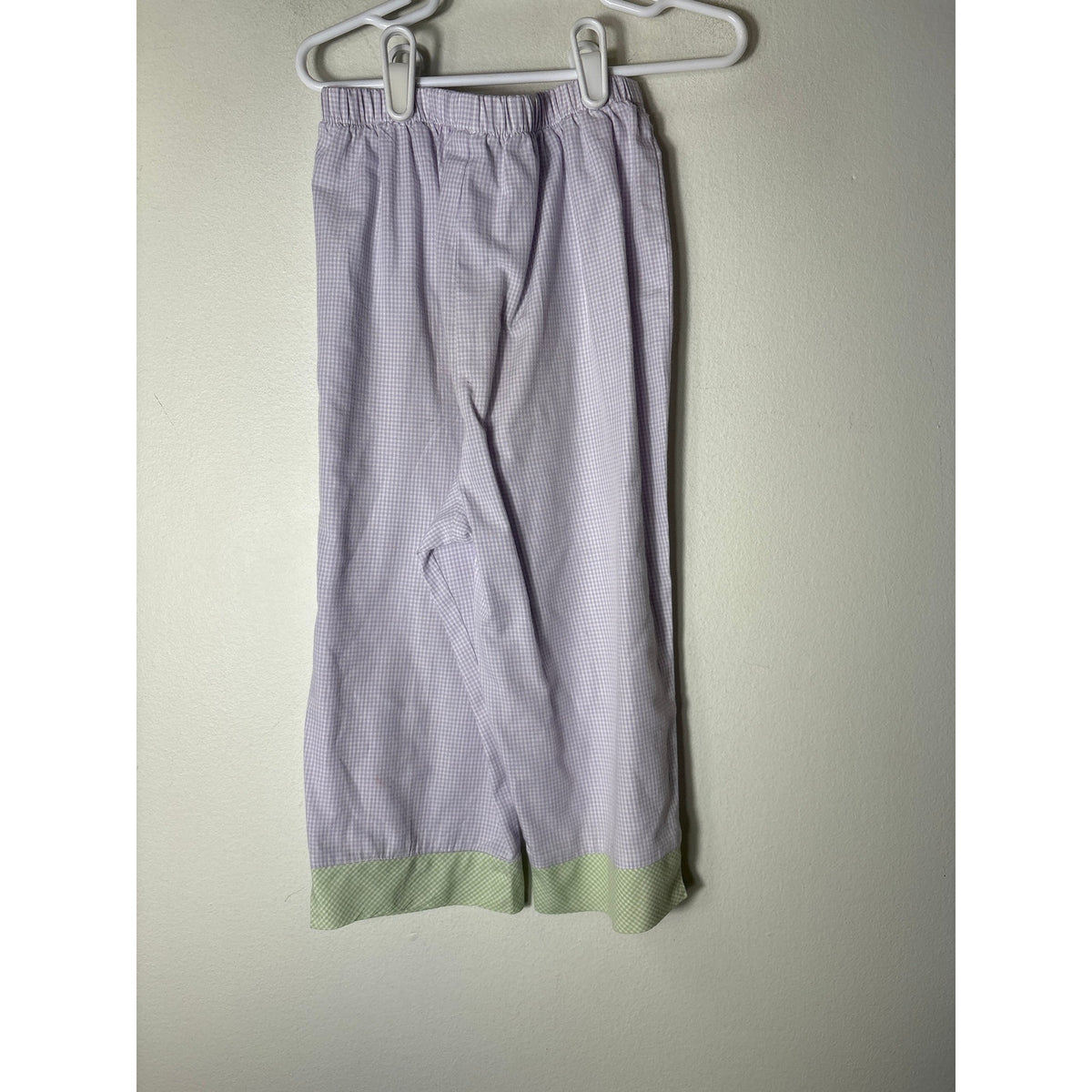 Girls Vintage Amanda Remembered Purple&Green Check top&pants set Sz 6