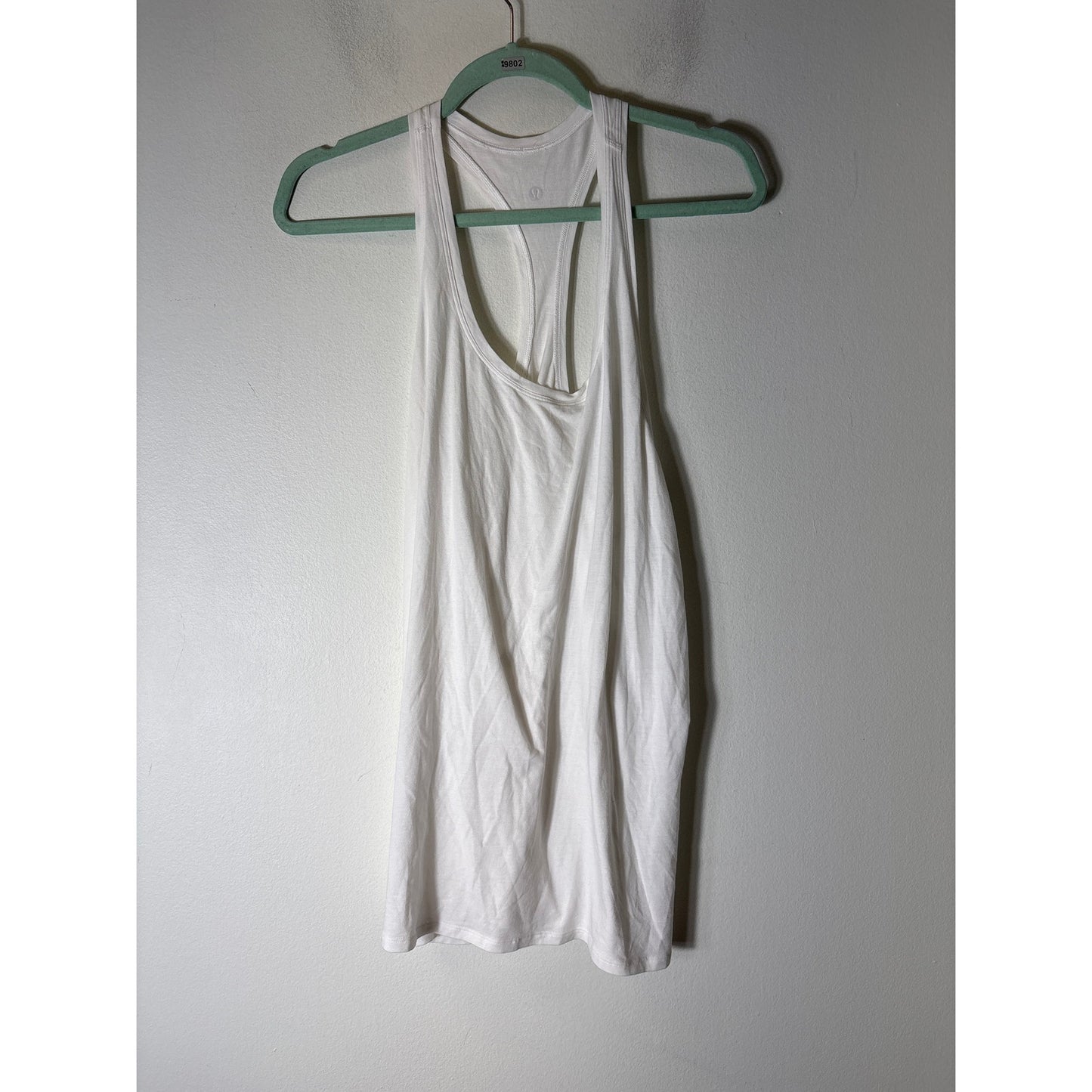 Lululemon White Racerback Sleeveless Tank Sz 8