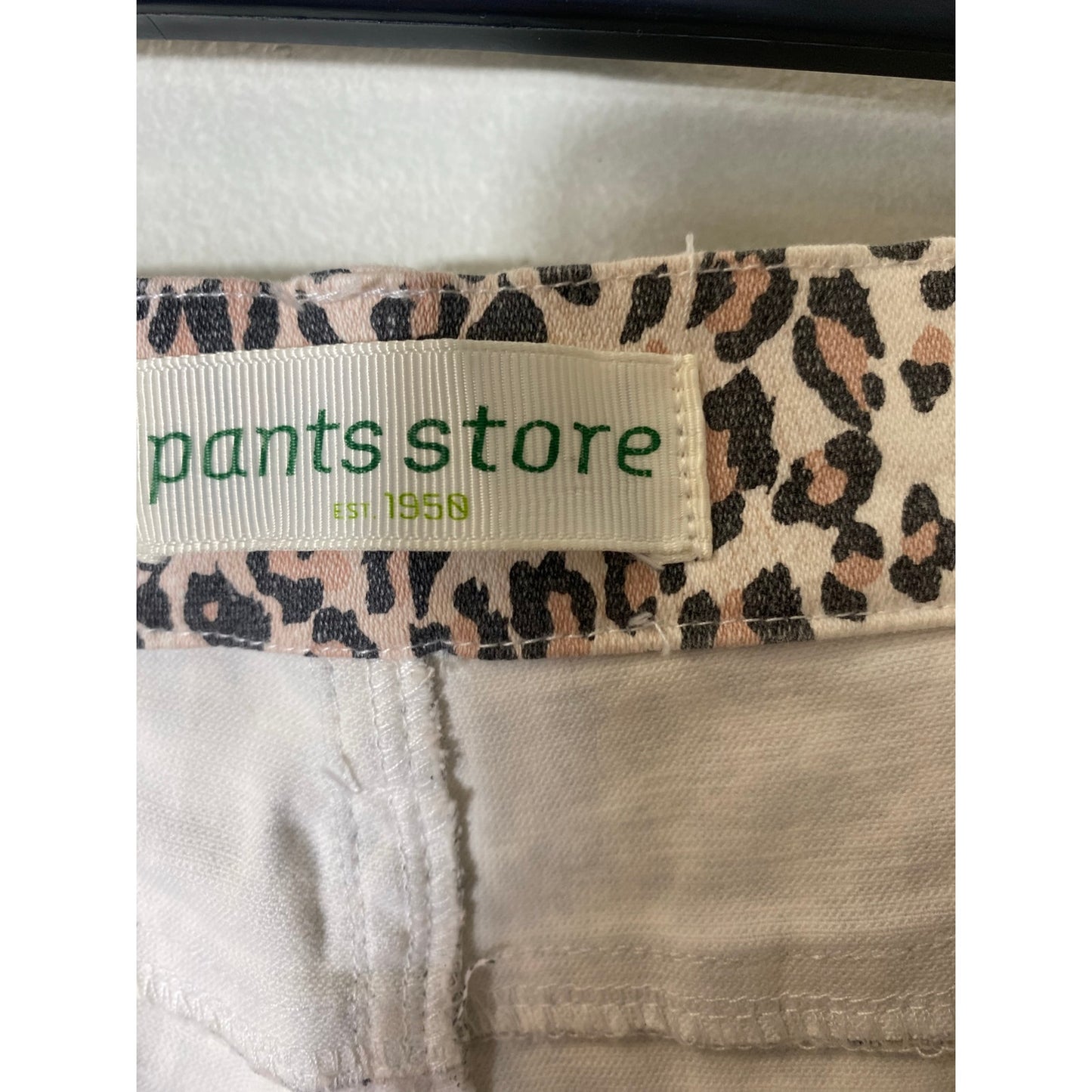 Pants Store Leopard Print Denim Sz Small