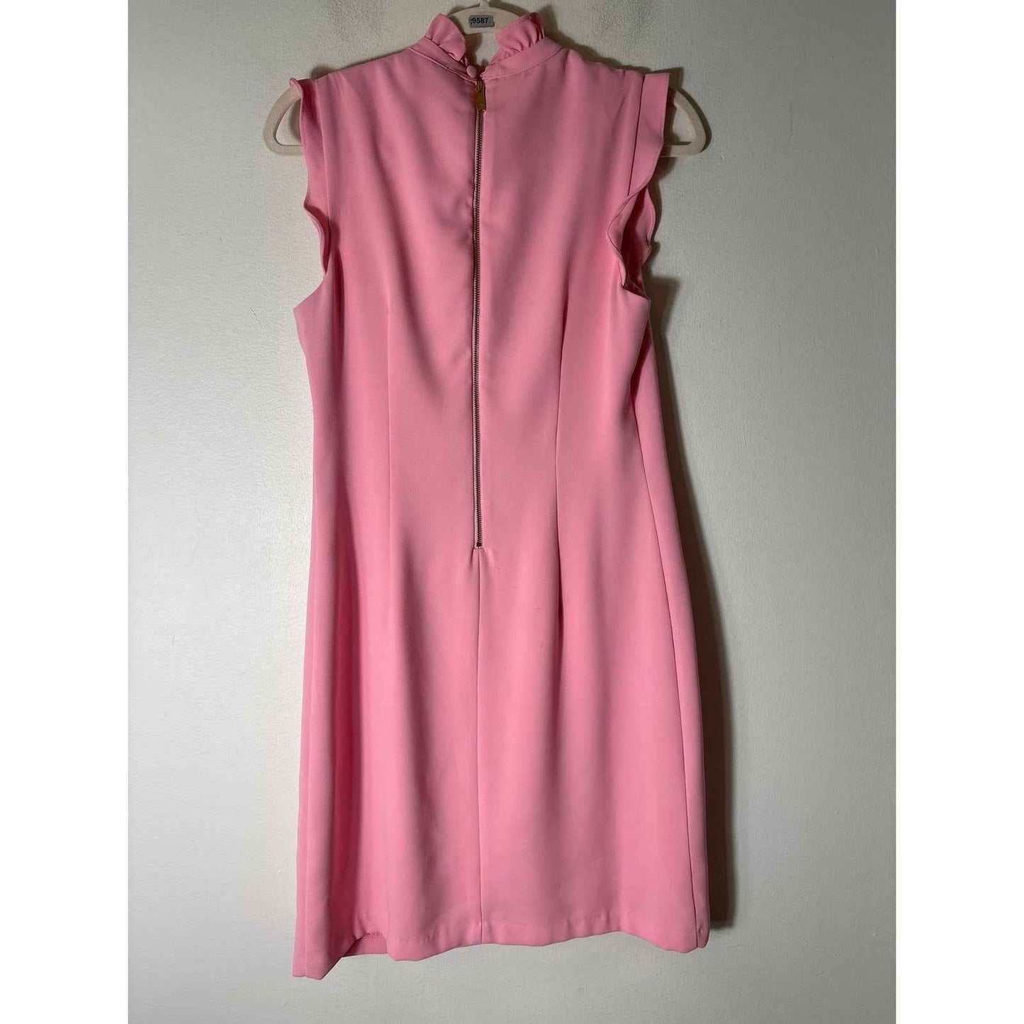 Julie Brown NYC Bubble Gum Pink Sleeveless Knee Length Dress Sz 4