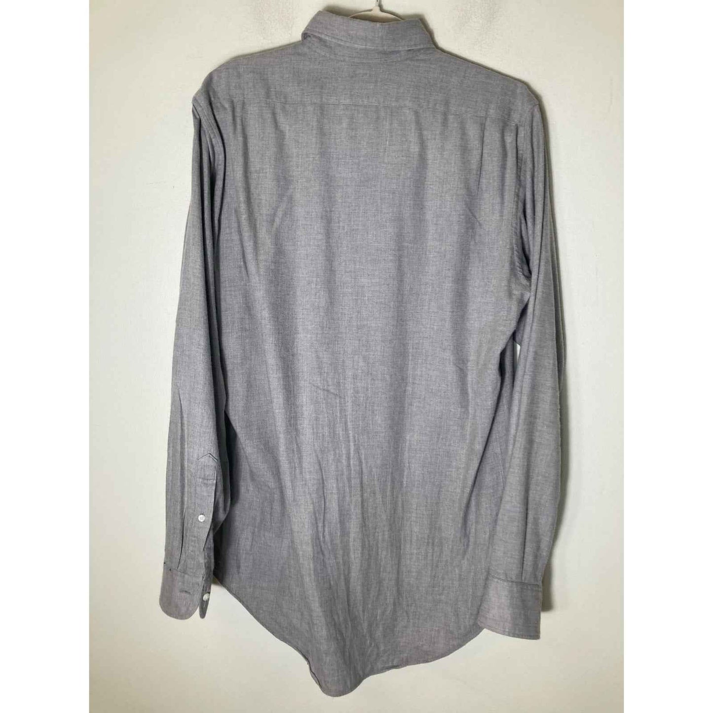 Men's Sid Mashburn Gray Soft Button Up Shirt Sz M