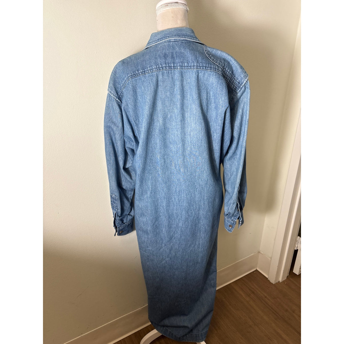 Ralph Lauren Denim Button Up Shirt Dress Sz 12