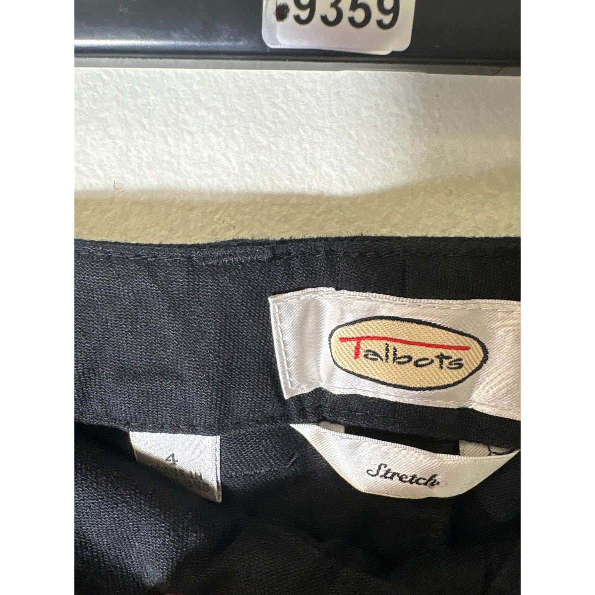 Talbots Black Stretch Jeans Straight Leg Sz 4