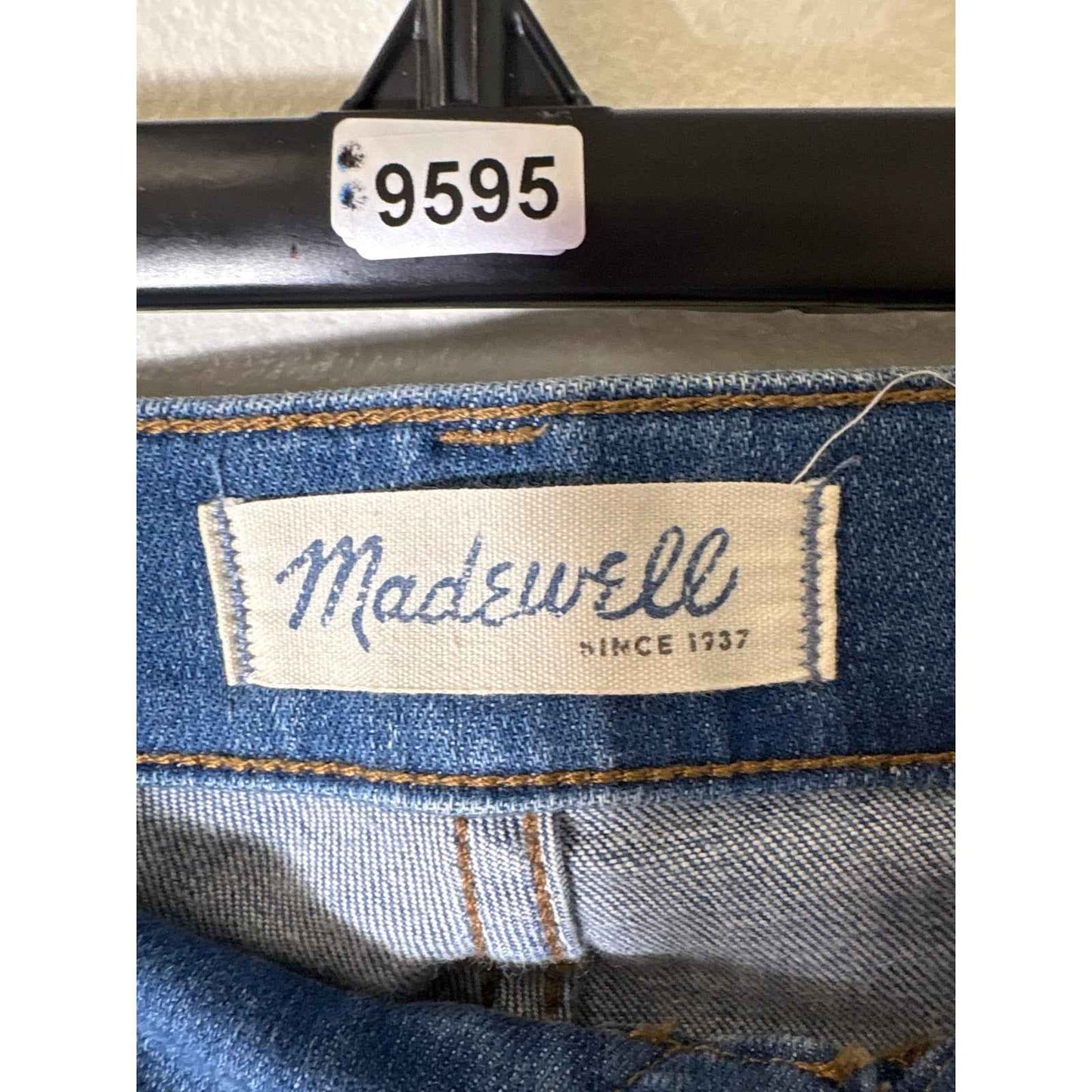 Madewell "High Riser Crop" Blue Jeans sz 27