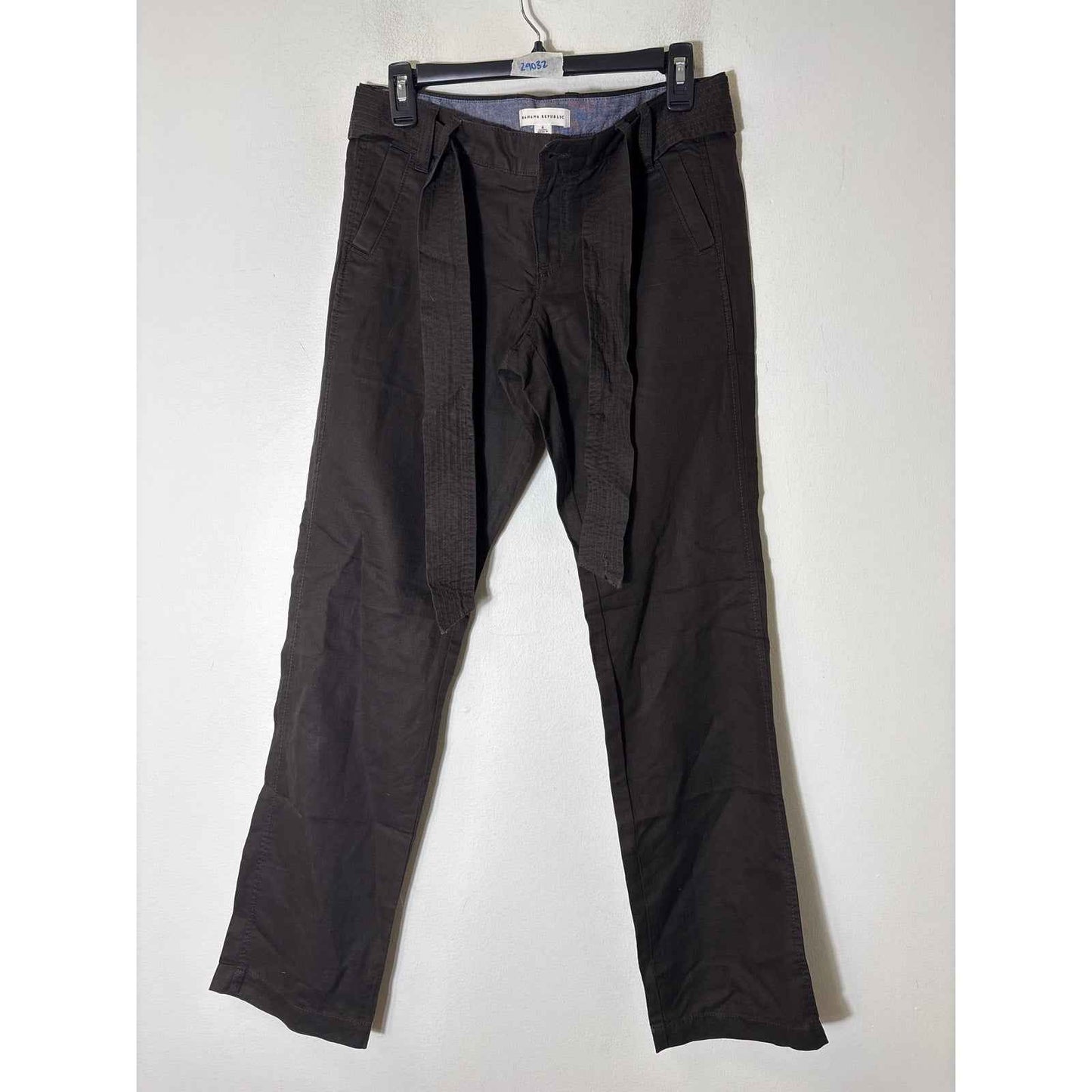 Banana Republic Dark Brown Straight Leg Pants Sz 4