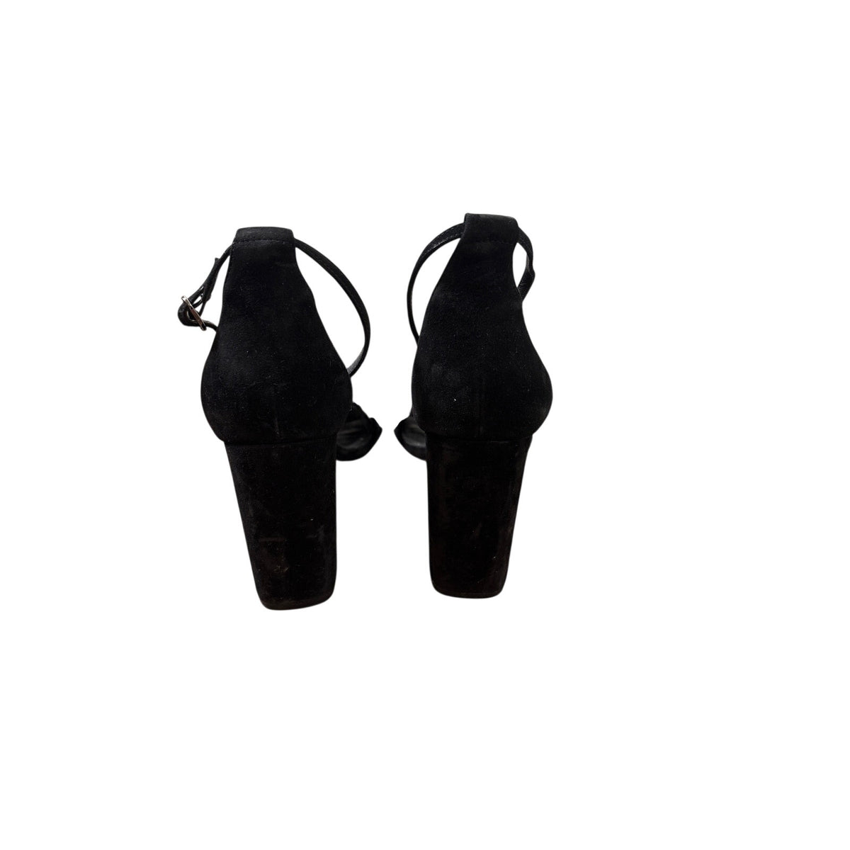 Joi Black Feather Heels Sz 9
