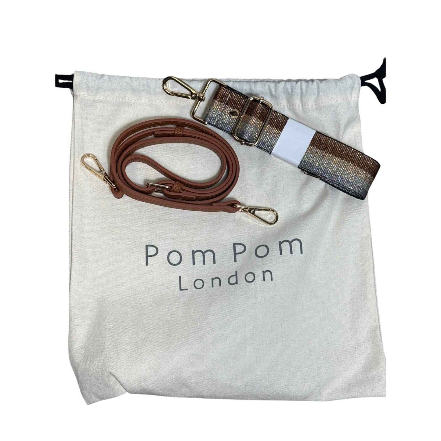 NWT Pom Pom London City Plus Bag Burnt Orange