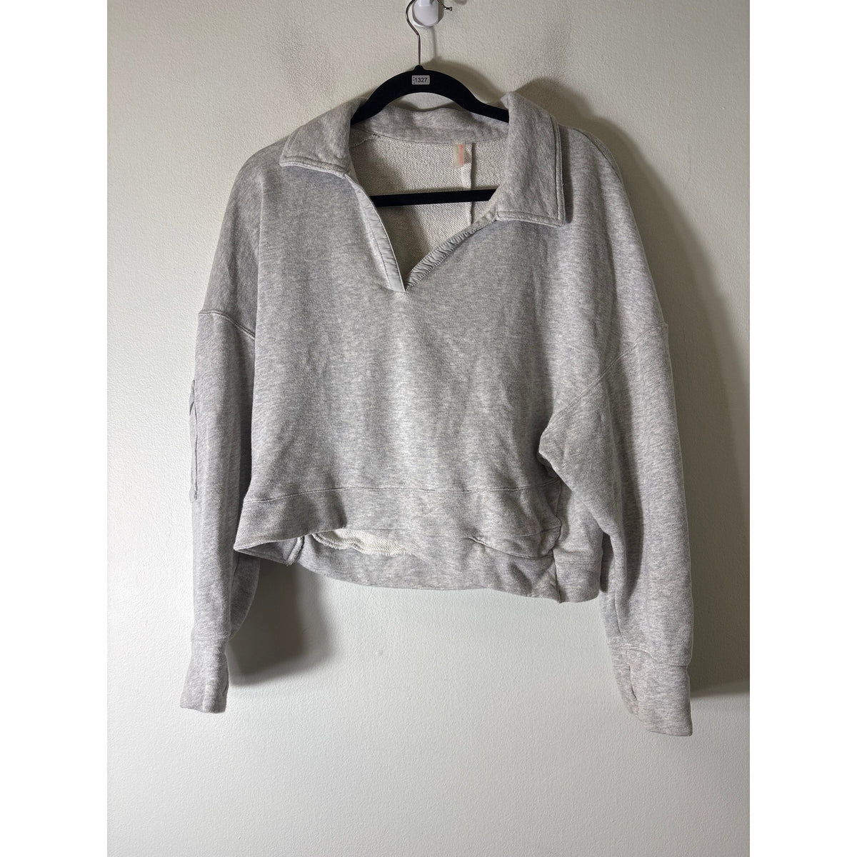 Free People Gray Sweatshirt Pullover Sz M