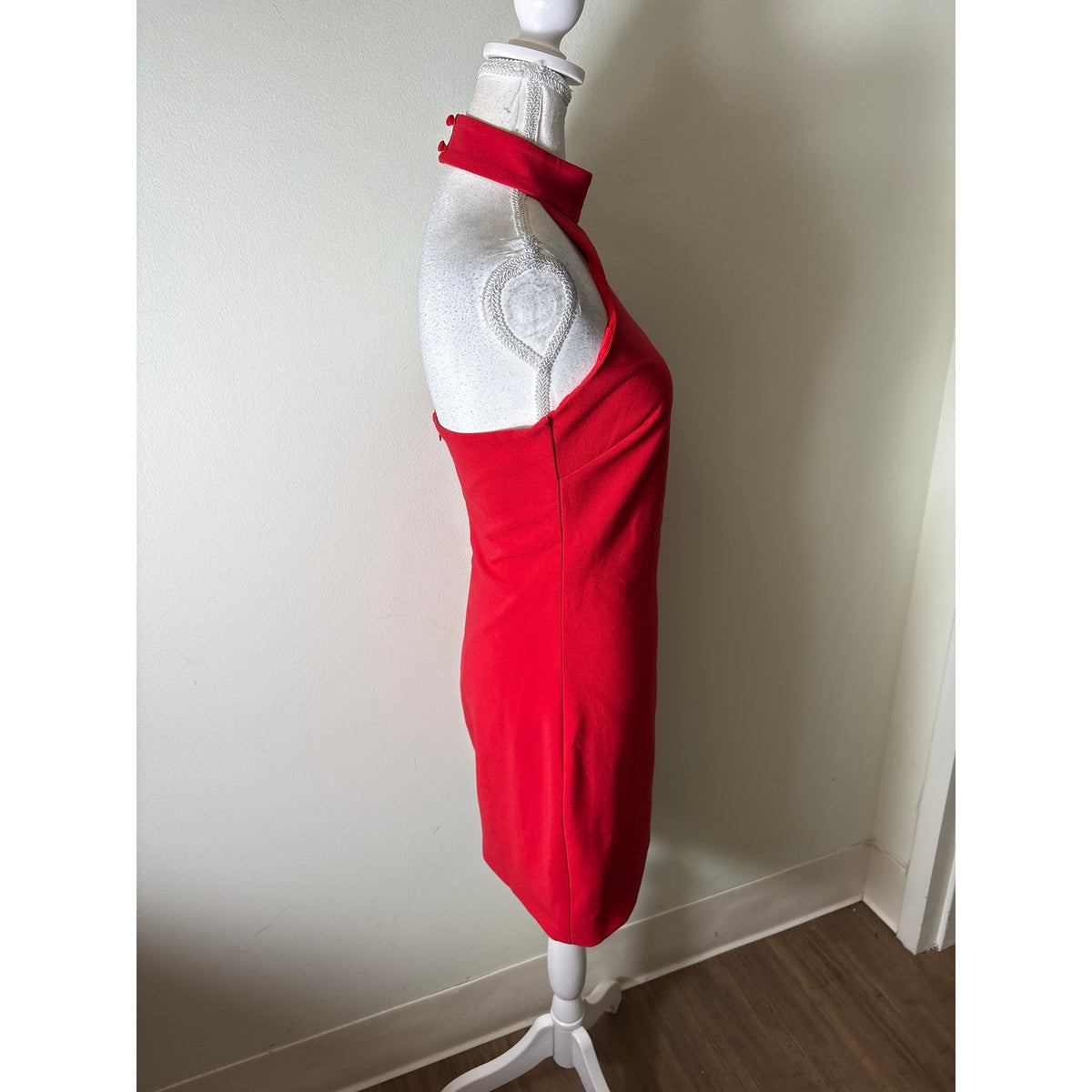 Likely Red Halter Cocktail Dress Sz 4